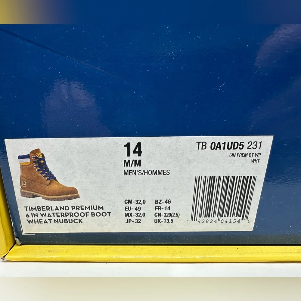 New Timberland‎ Golden State Warriors Men Size 14 The City Hardwood Classics